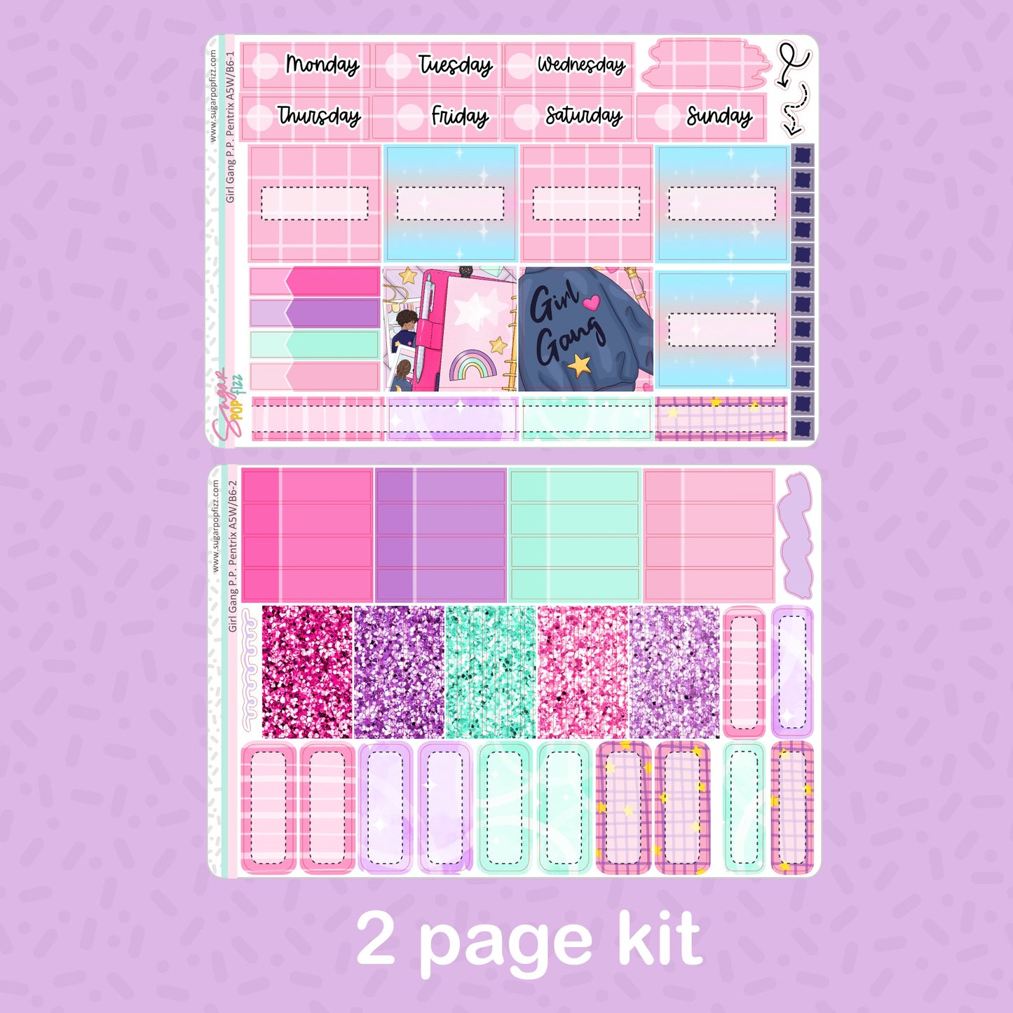 Girl Gang Penny Pages Pentrix Weekly Kit - RETIRING 12/6