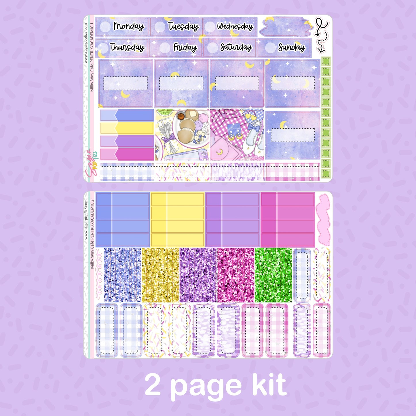 Milky Way Cafe Penny Pages Pentrix Weekly Kit