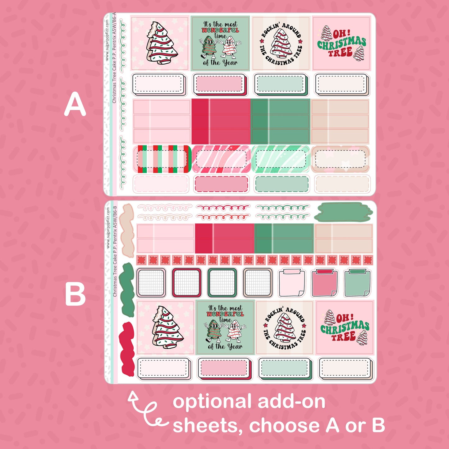 Christmas Tree Cake Penny Pages Pentrix Weekly Kit