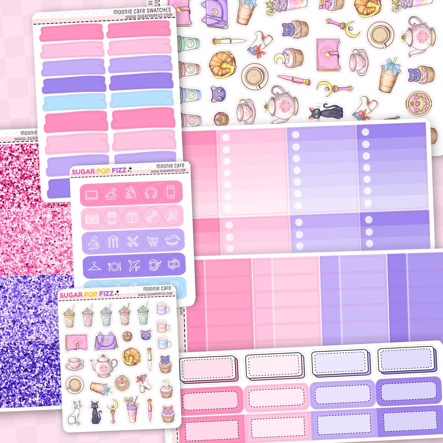 Moonie Cafe Standard Vertical Weekly Kit Add-ons