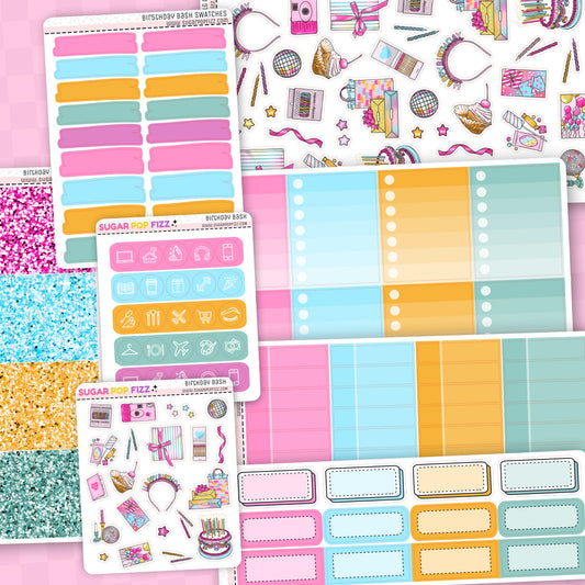 Birthday Bash Standard Vertical Weekly Kit Add-ons