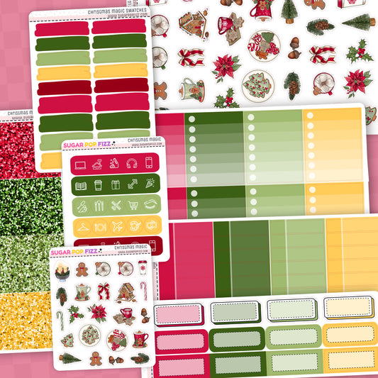 Christmas Magic Standard Vertical Weekly Kit Add-ons