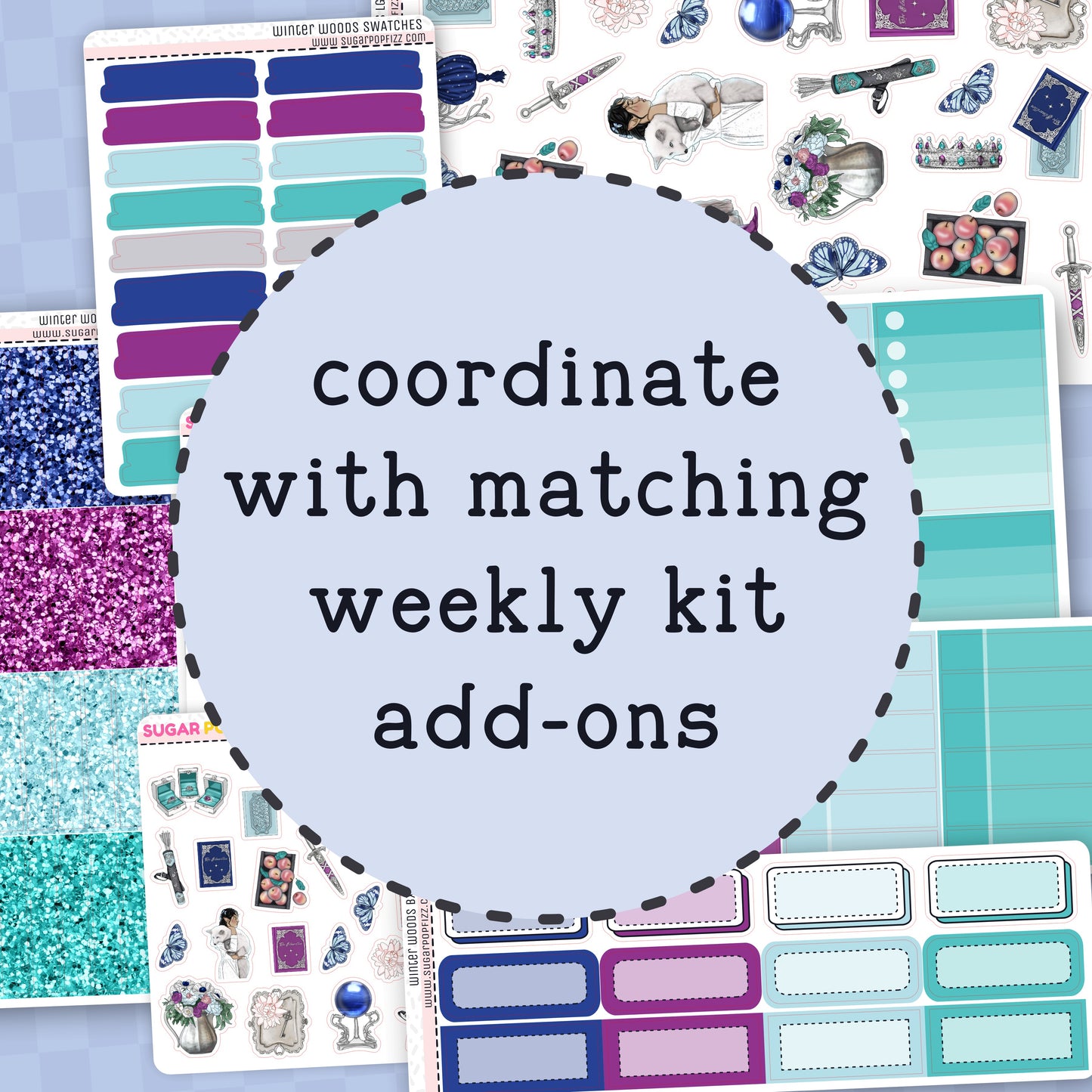 Winter Woods Standard Vertical Weekly Kit