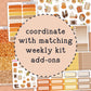 Autumn Booked Hobonichi Cousin Weekly Kit