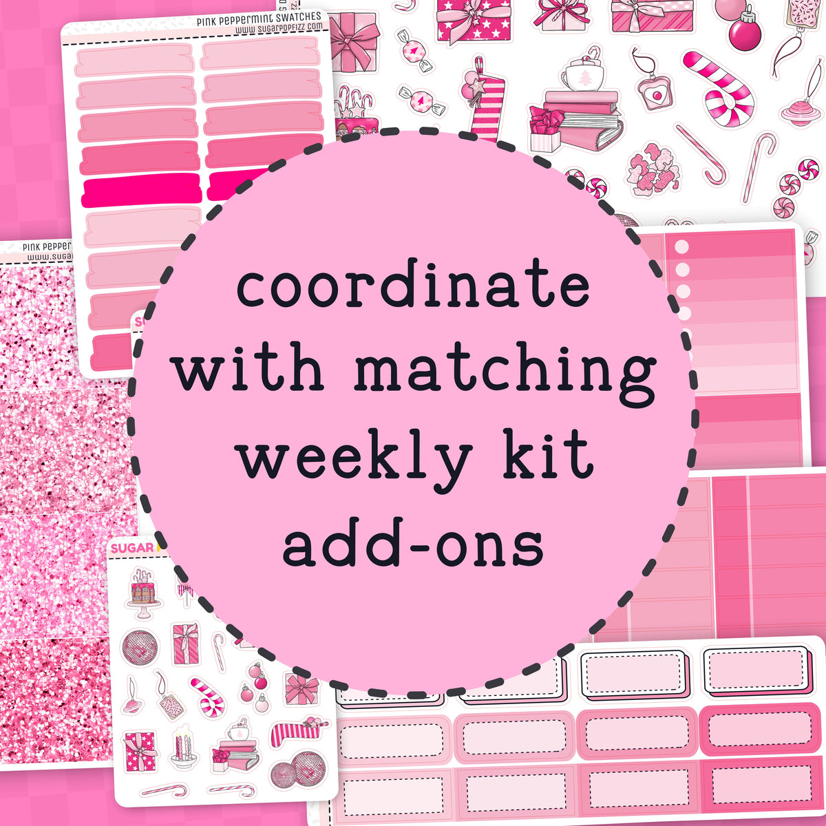 Pink Peppermint Standard Vertical Weekly Kit