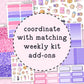 Moonie Cafe Standard Vertical Weekly Kit