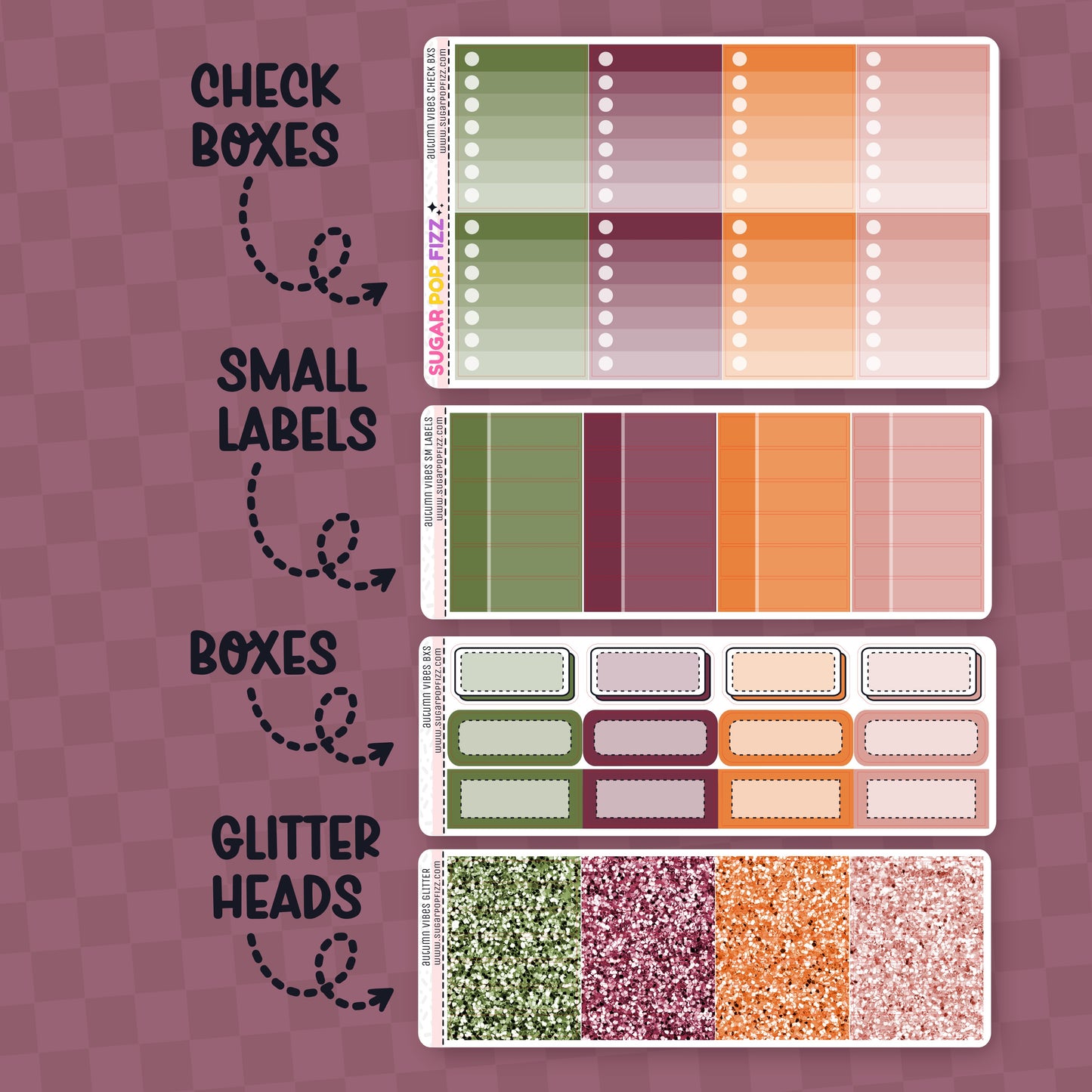 Autumn Vibes Standard Vertical Weekly Kit Add-ons