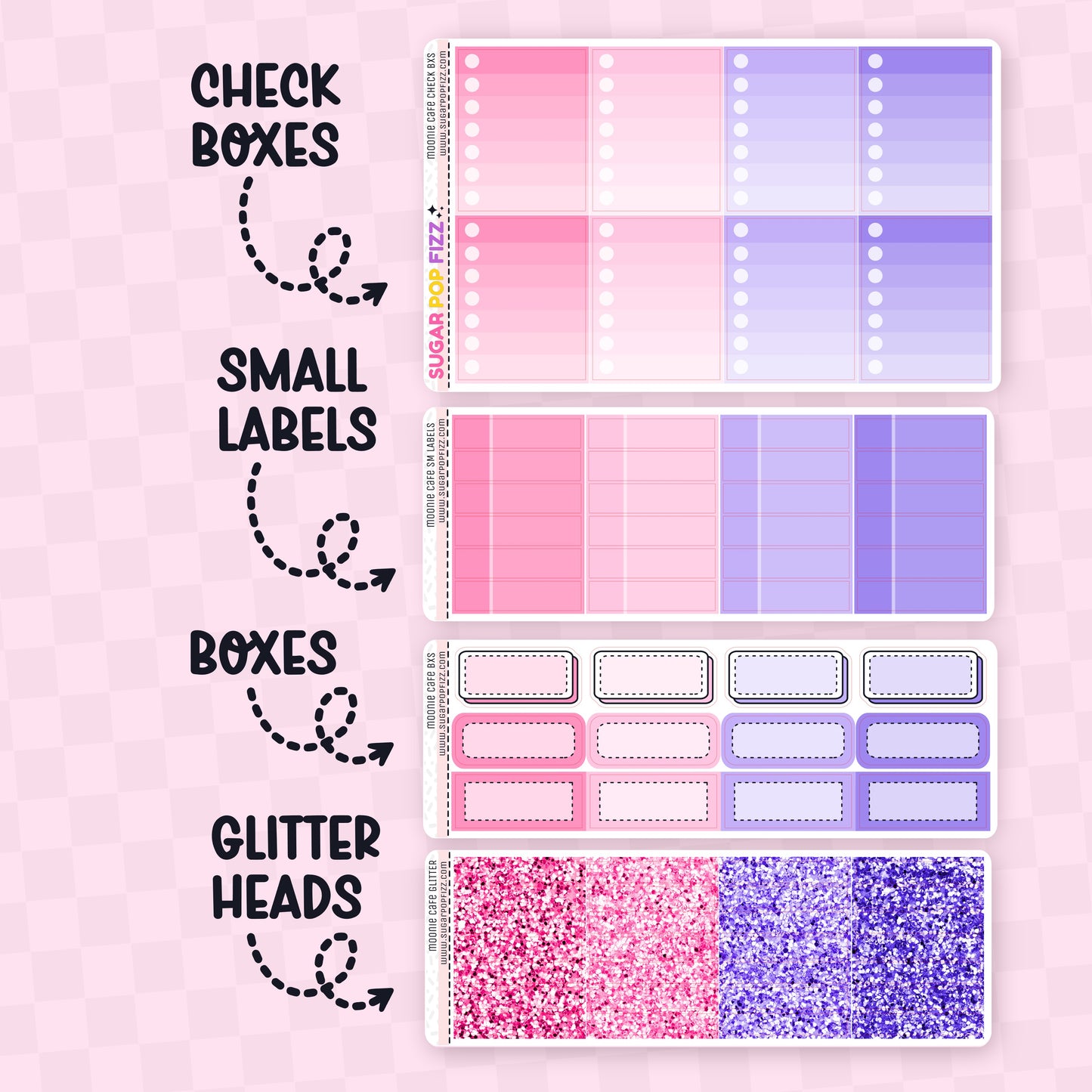 Moonie Cafe Standard Vertical Weekly Kit Add-ons