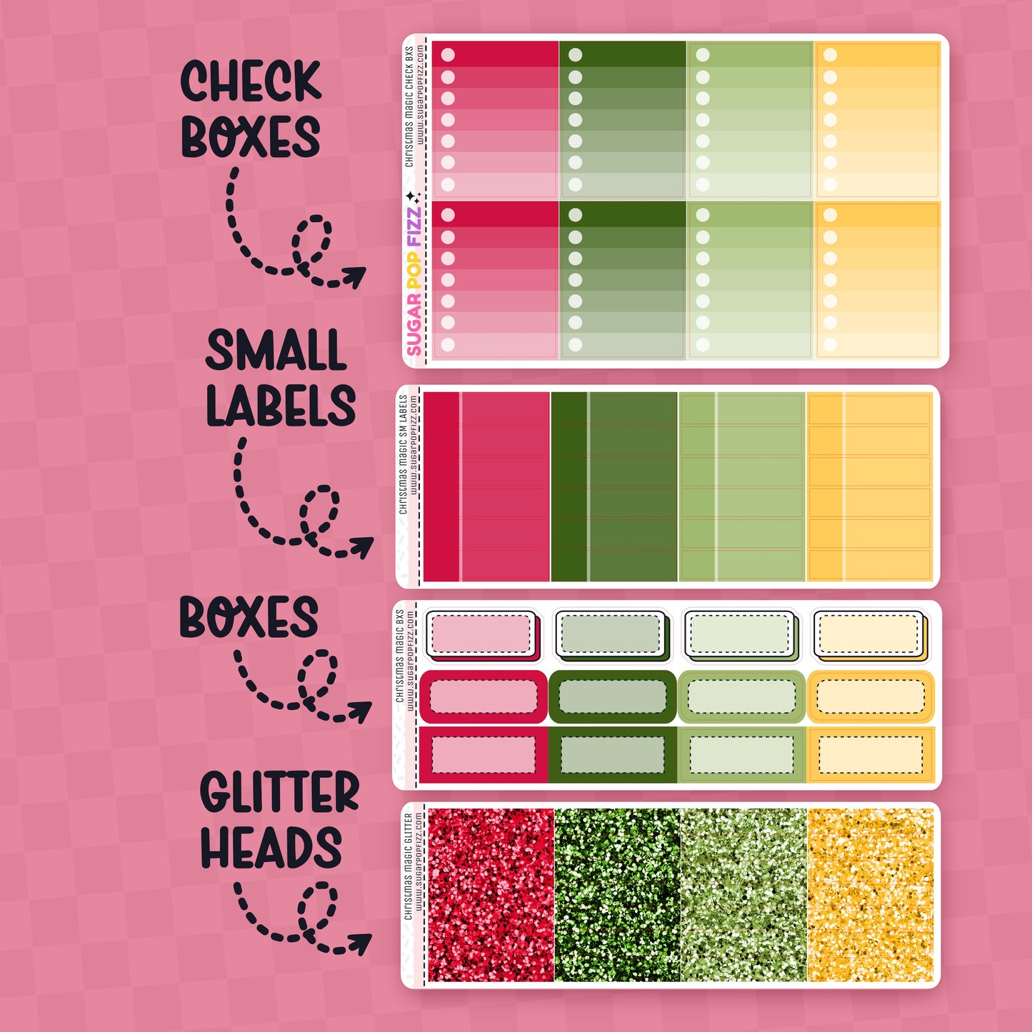 Christmas Magic Standard Vertical Weekly Kit Add-ons