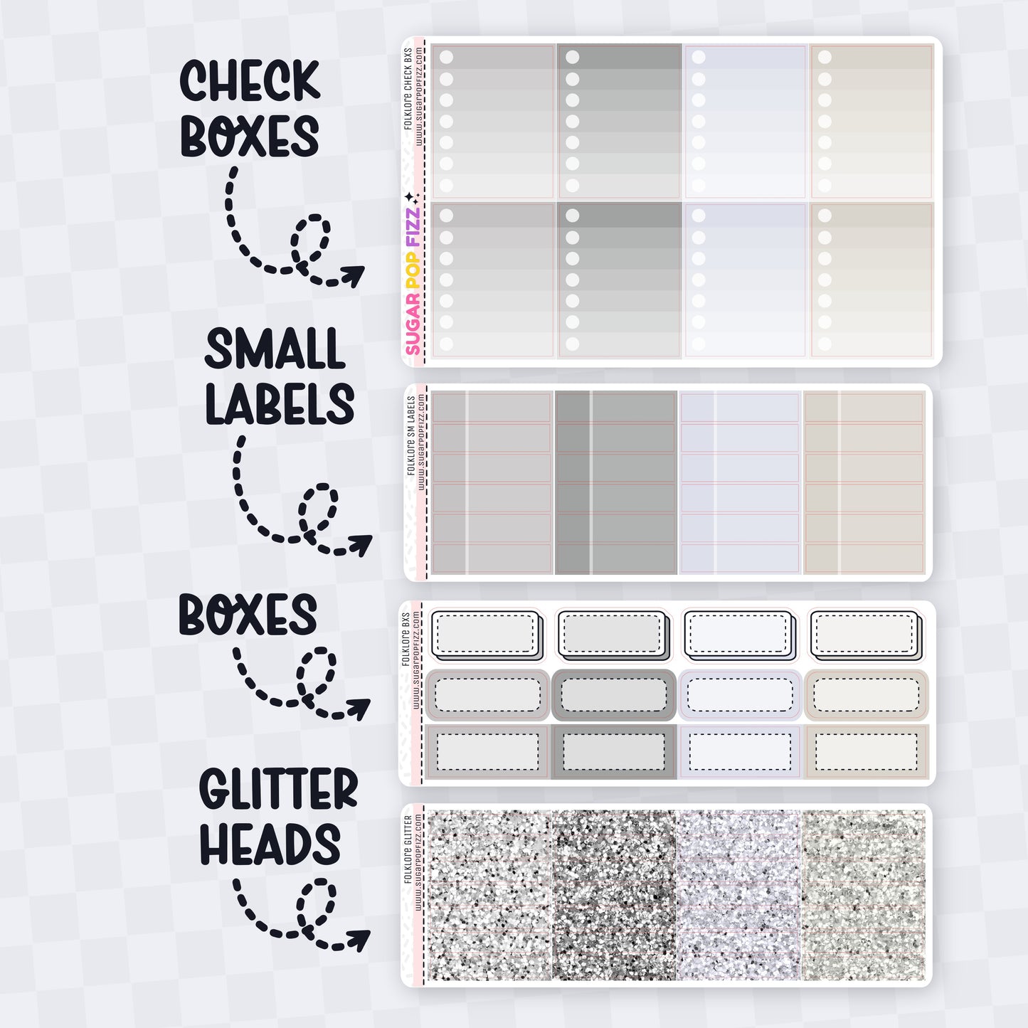 Folklore Standard Vertical Weekly Kit Add-ons