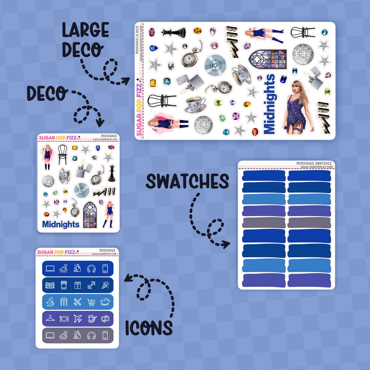 Midnights Standard Vertical Weekly Kit Add-ons