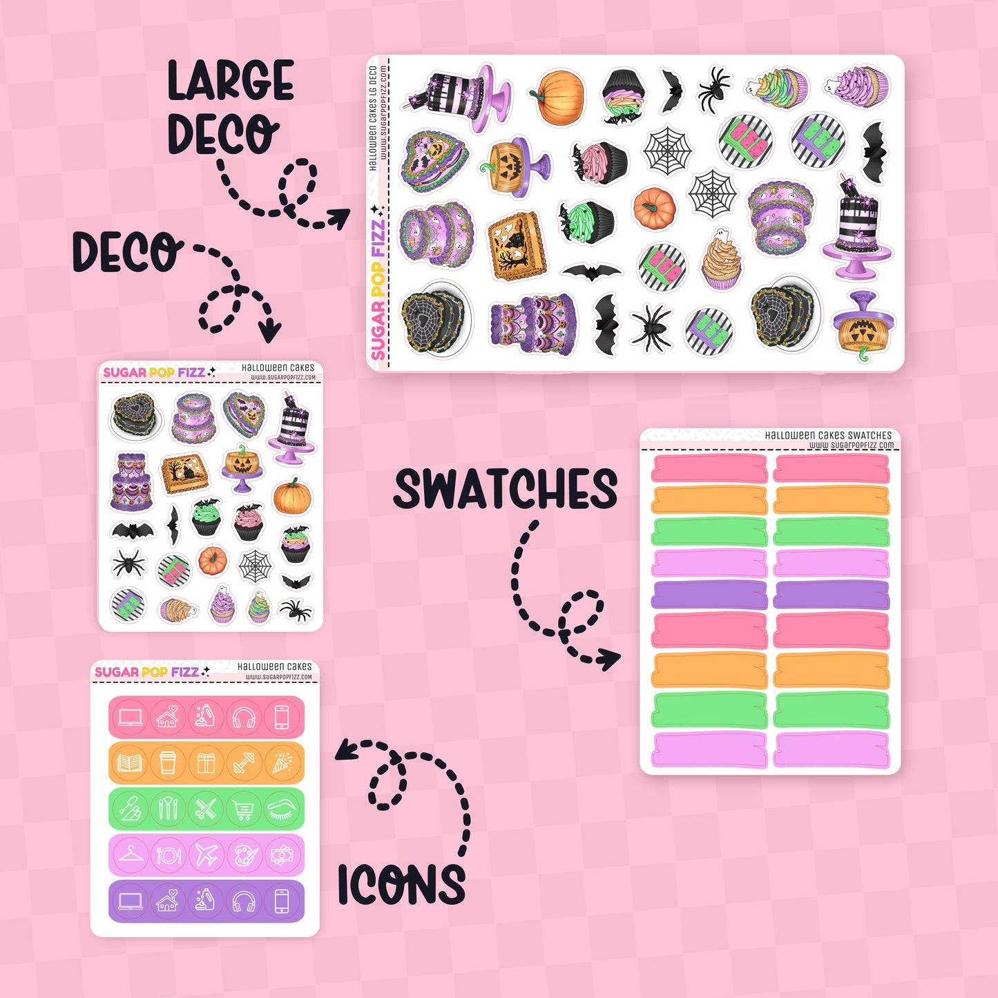 Halloween Cakes Standard Vertical Weekly Kit Add-ons