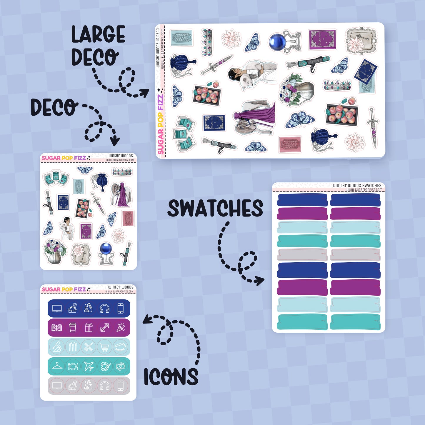 Winter Woods Standard Vertical Weekly Kit Add-ons