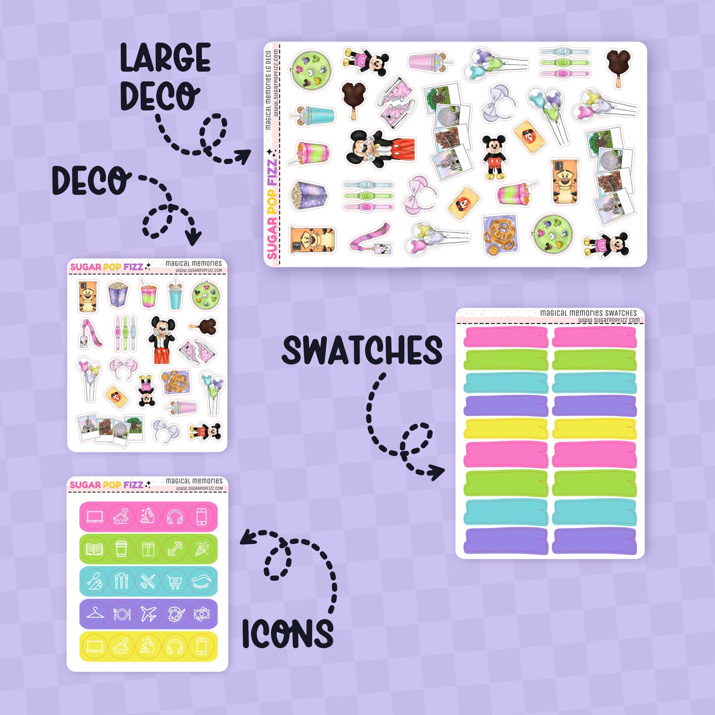 Magic Kindgdom Standard Vertical Weekly Kit Add-ons