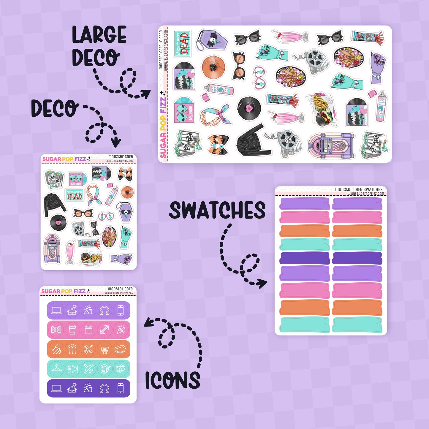 Monster Cafe Standard Vertical Weekly Kit Add-ons