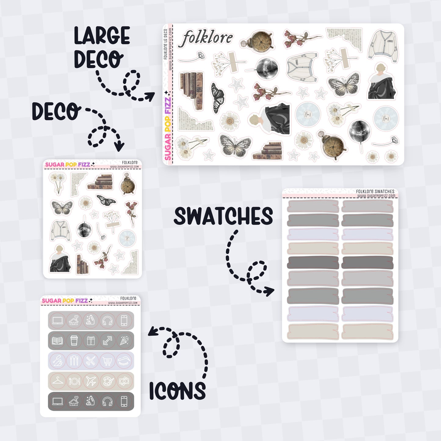 Folklore Standard Vertical Weekly Kit Add-ons