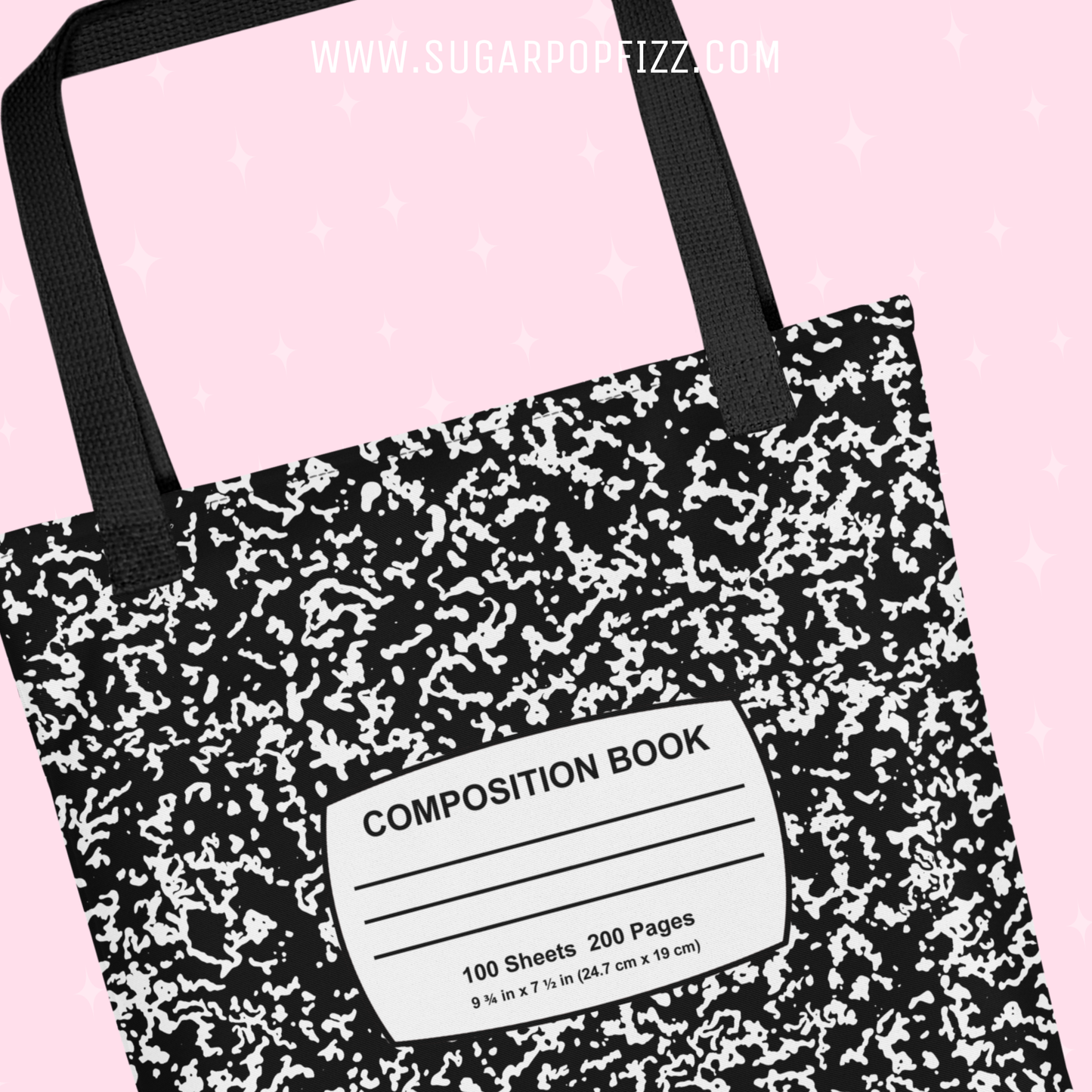 Black Composition - Tote Bag