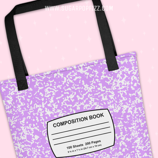 Purple Composition - Tote Bag