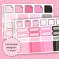 Pink Halloween Weekly Kit Add-On Functional Sampler
