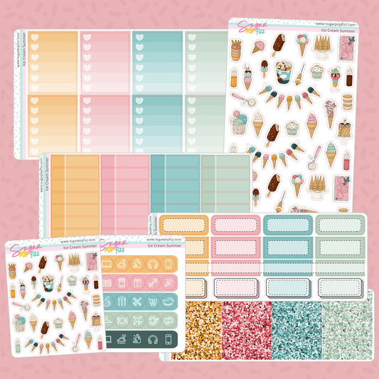 Ice Cream Summer Weekly Kit Add-ons - RETIRING 12/6