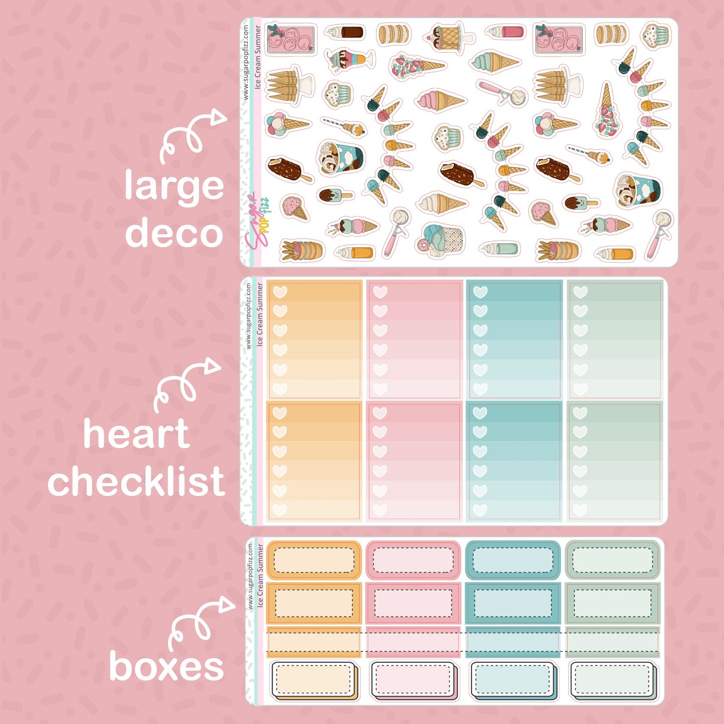 Ice Cream Summer Weekly Kit Add-ons - RETIRING 12/6