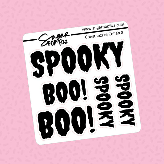 Halloween Foil Stickers - a collab w/ Constanzzze - choose your foil - CC 8