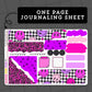 Checkered Smiles - $3 Thursday - Journaling