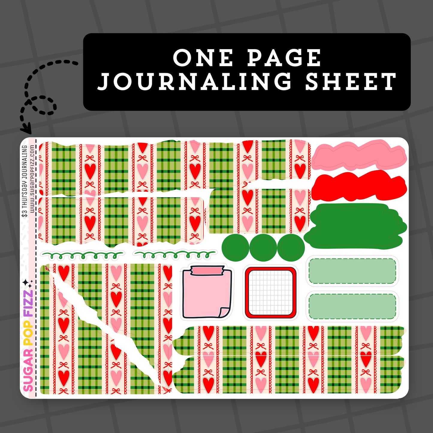 Coquette Holiday - $3 Thursday - Journaling