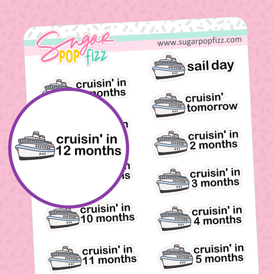 Cruise Countdown - 12 months