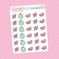 Watermelon Doodle Stickers - D155