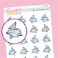 Dolphin Doodle Stickers - D158
