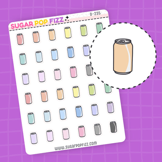Soda Doodle Stickers - D235