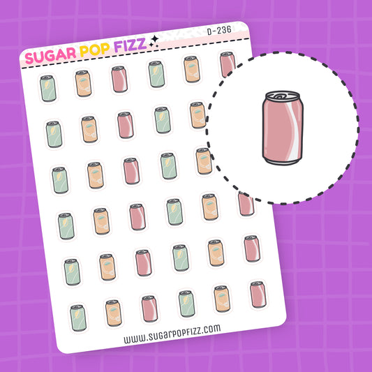 Soda Doodle Stickers - D236