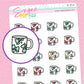 Christmas Coffee Cup Doodle Stickers - D253 - RETIRING 12/6