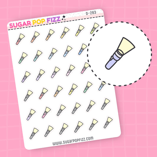Flashlight Doodle Stickers - D283