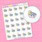 Bubble Bath Doodle Stickers - D312