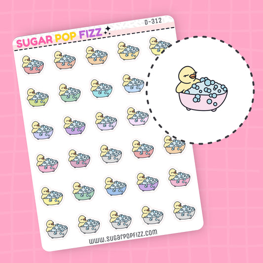 Bubble Bath Doodle Stickers - D312
