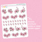 Cherry Blossoms Doodle Stickers - D315b