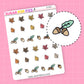 Fall Leaves & Acorns Doodle Stickers - D321