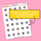 Fall Leaves Doodle Stickers (2 colorways) - D322
