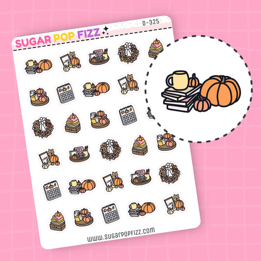 Fall Home Sampler Doodle Stickers - D325