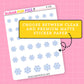 Snowflakes Doodle Stickers - D326