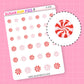 Peppermint Doodle Stickers - D328