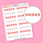 Peppermint Dividers Doodle Stickers (2 sizes) - D329