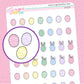 Easter Egg Doodle Stickers - D527
