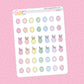 Easter Egg Doodle Stickers - D527
