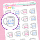 Cup of Ambition Doodle Stickers - D540 *exclusive art*