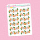 Citrus Divider Doodle Stickers - D554