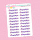 Jewel Dividers - 3 year Anniversary Doodle Stickers - D564