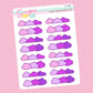 Cloud Dividers - 3 year Anniversary Doodle Stickers - D566